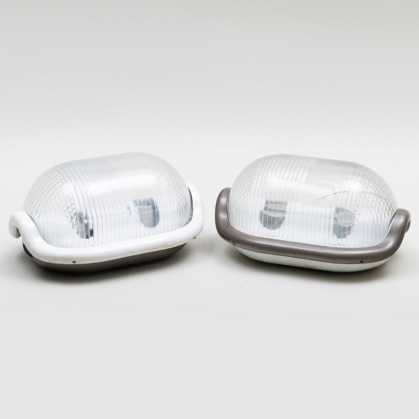 Two Achille Castiglioni for Flos Metal and Glass 'Noce' Lamps (1 of 13)