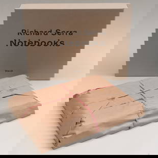 Richard Serra (b. 1939): Notebooks: Richard Serra (b. 1939): Notebooks The set of bound books, 1989, signed in pencil and numbered 56 of 1050 on the justification label, in original brown paper wrapper in paperboard box. 12 x 16 x 3 in.