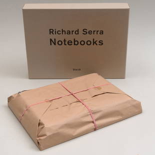 Richard Serra (b. 1939): Notebooks: Richard Serra (b. 1939): Notebooks The set of bound books, 1989, signed in pencil and numbered 56 of 1050 on the justification label, in original brown paper wrapper in paperboard box. 12 x 16 x 3 in.