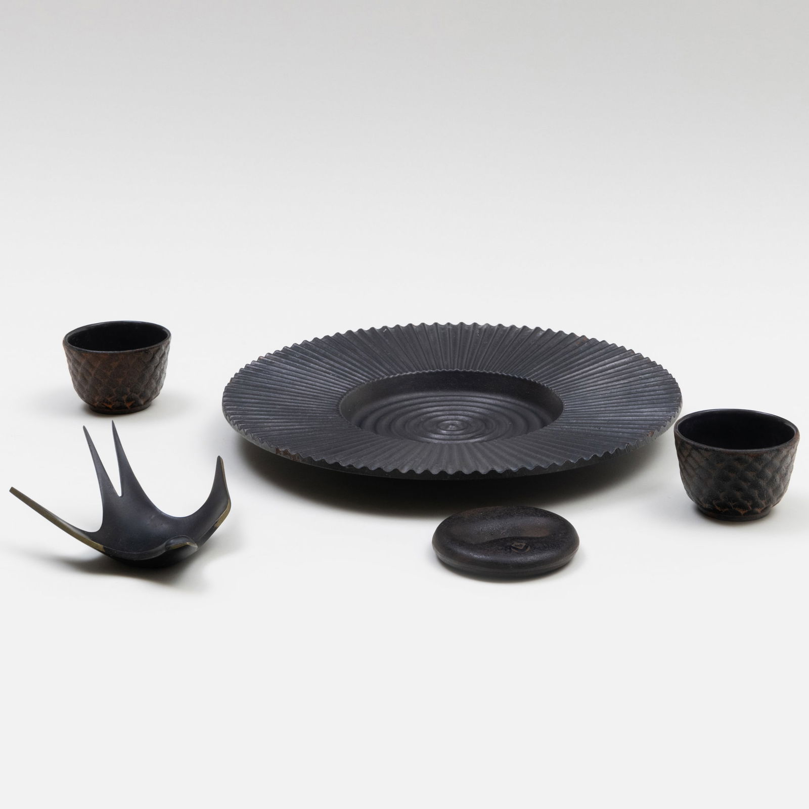 Group of Cast Metal Table Articles (1 of 20)