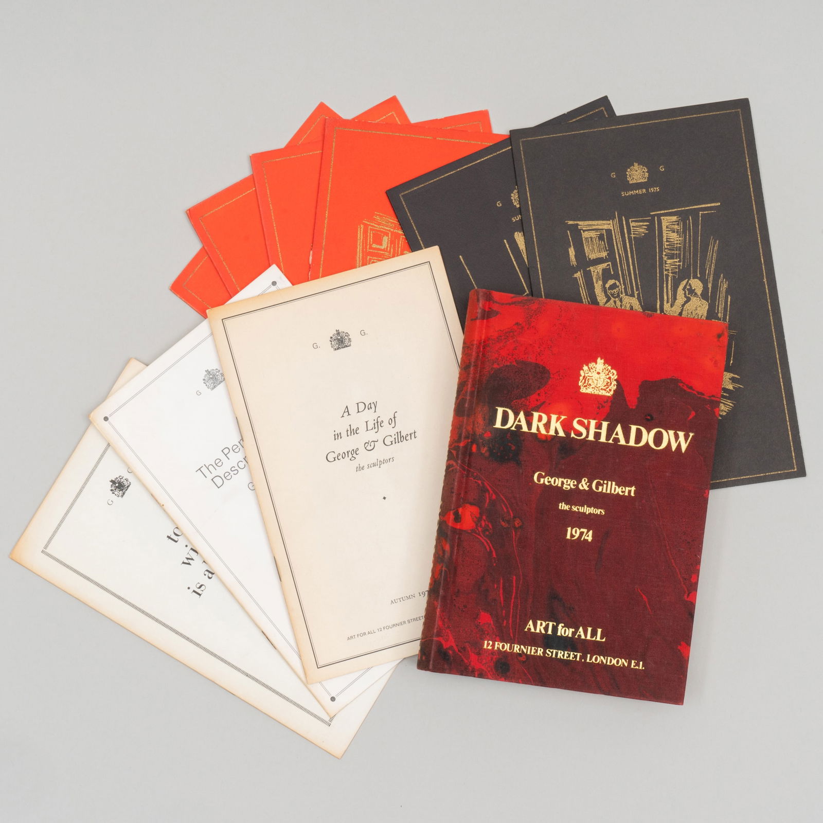 Gilbert and George (b. 1943 and 1942): Group of Artist's Books (1 of 20)