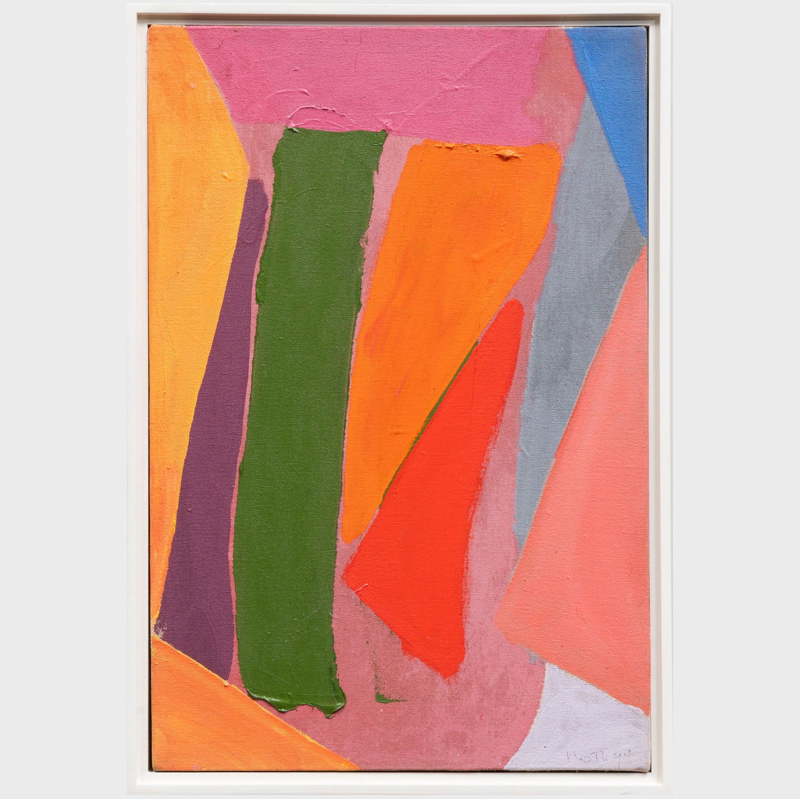 Jack Roth (1927-2004): Untitled: Jack Roth (1927-2004): Untitled Acrylic on canvas, 1994, signed 'Roth' and dated lower right. 18 x 12 in., 19 x 13 in. (frame). Estate of the artist.