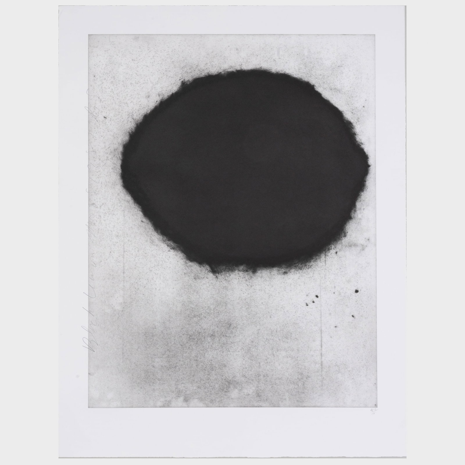 Donald Sultan (b. 1951): Black Lemon (1 of 3)