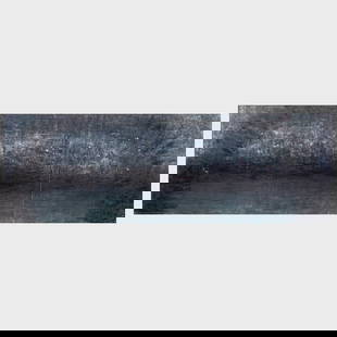 Rebecca Purdum (b. 1959): Firmament (Triptych): Rebecca Purdum (b. 1959): Firmament (Triptych) Oil on wood panels, 2002, signed 'Rebecca Purdum', titled and dated on the reverse, with label from Tilton Gallery, NY. 16 x 48 in., unframed.&nb