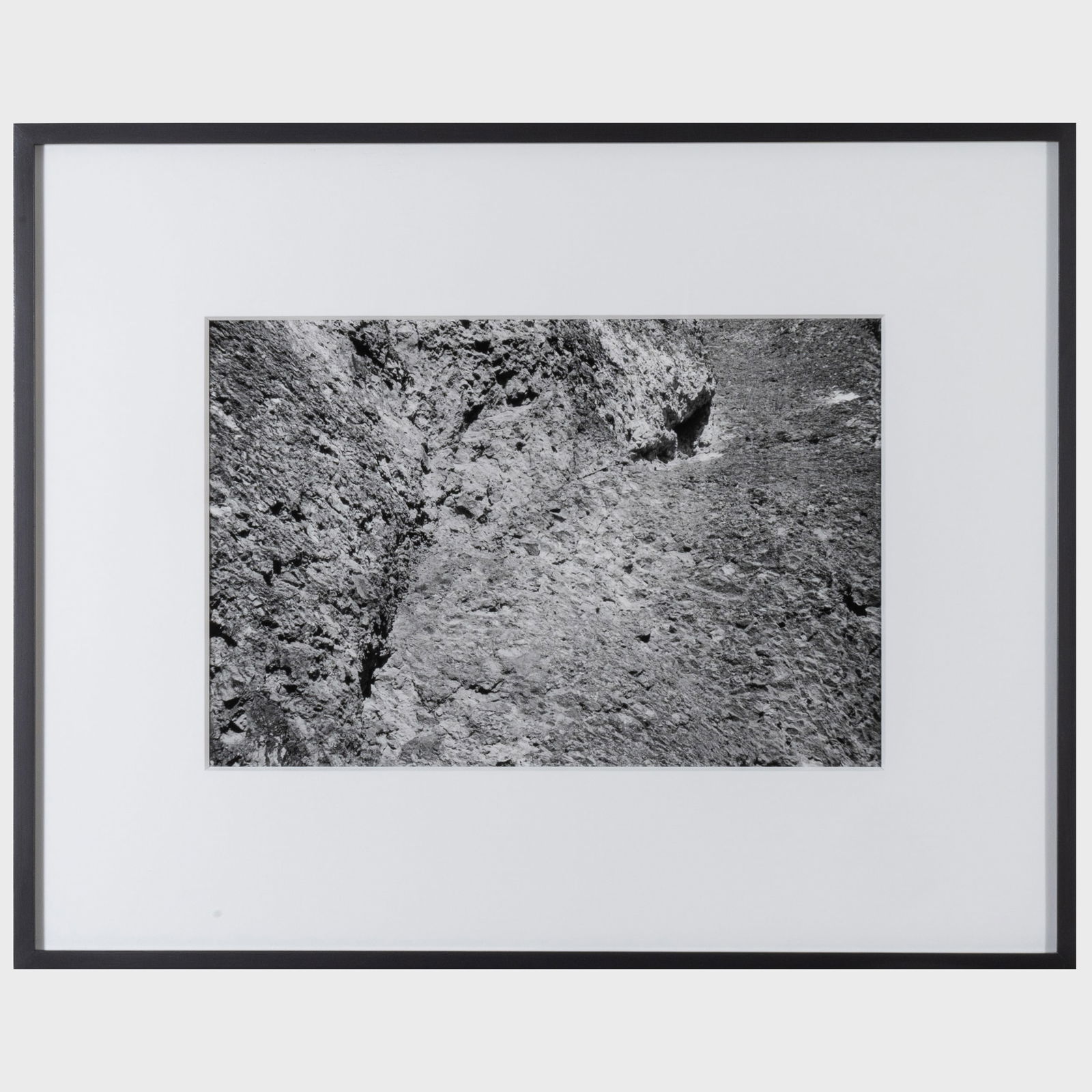 Jeff Wall (b. 1946): Rock Surface: Jeff Wall (b. 1946): Rock Surface The pair of gelatin silver prints, 2006, both signed, dated and numbered 12/30 on the reverse, with label from Carolina Nitsch Contemporary Art, NY. Both 15 3/4 x 19