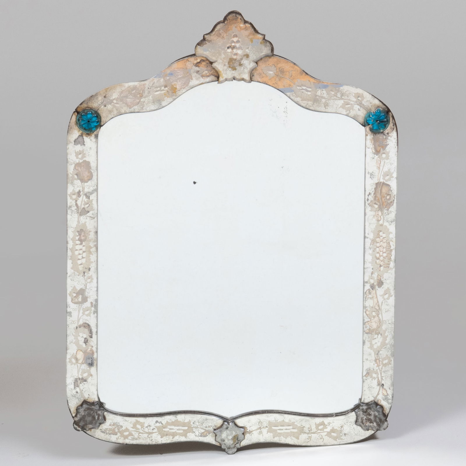 Small Venetian Etched Glass Mirror (1 of 5)