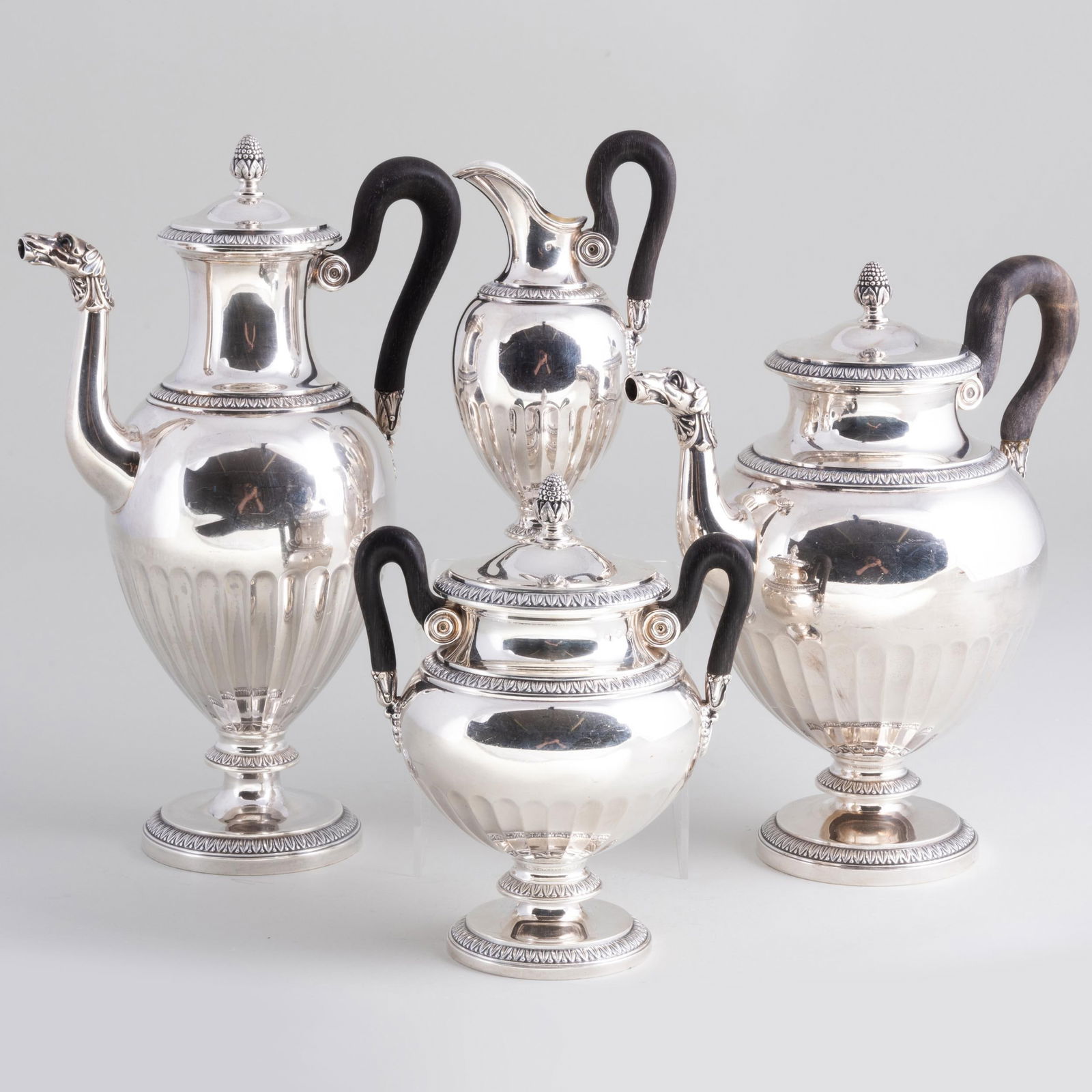 Cardeilhac Silver Four-Piece Tea and Coffee Service (1 of 20)