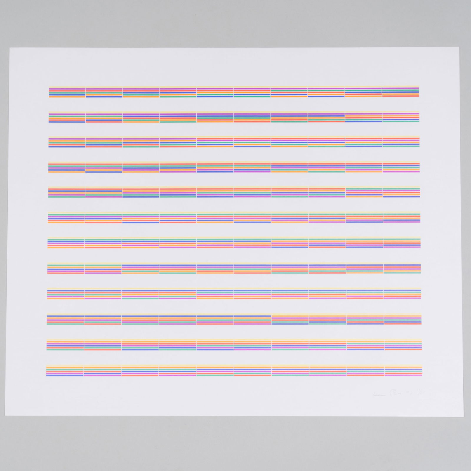 Laura Grisi (1939-2017): Stripes (1 of 19)