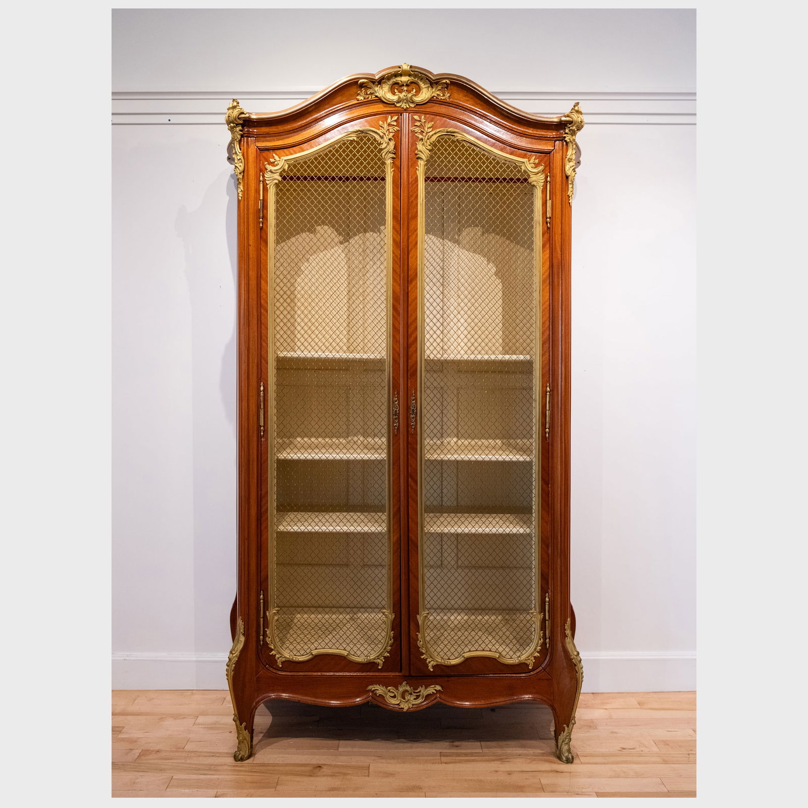 Louis XV Style Gilt-Bronze-Mounted Mahogany Bibliotheque (1 of 6)