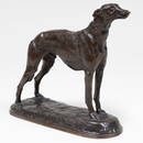 Emmanuel Fremiet (1824-1910): Standing Greyhound