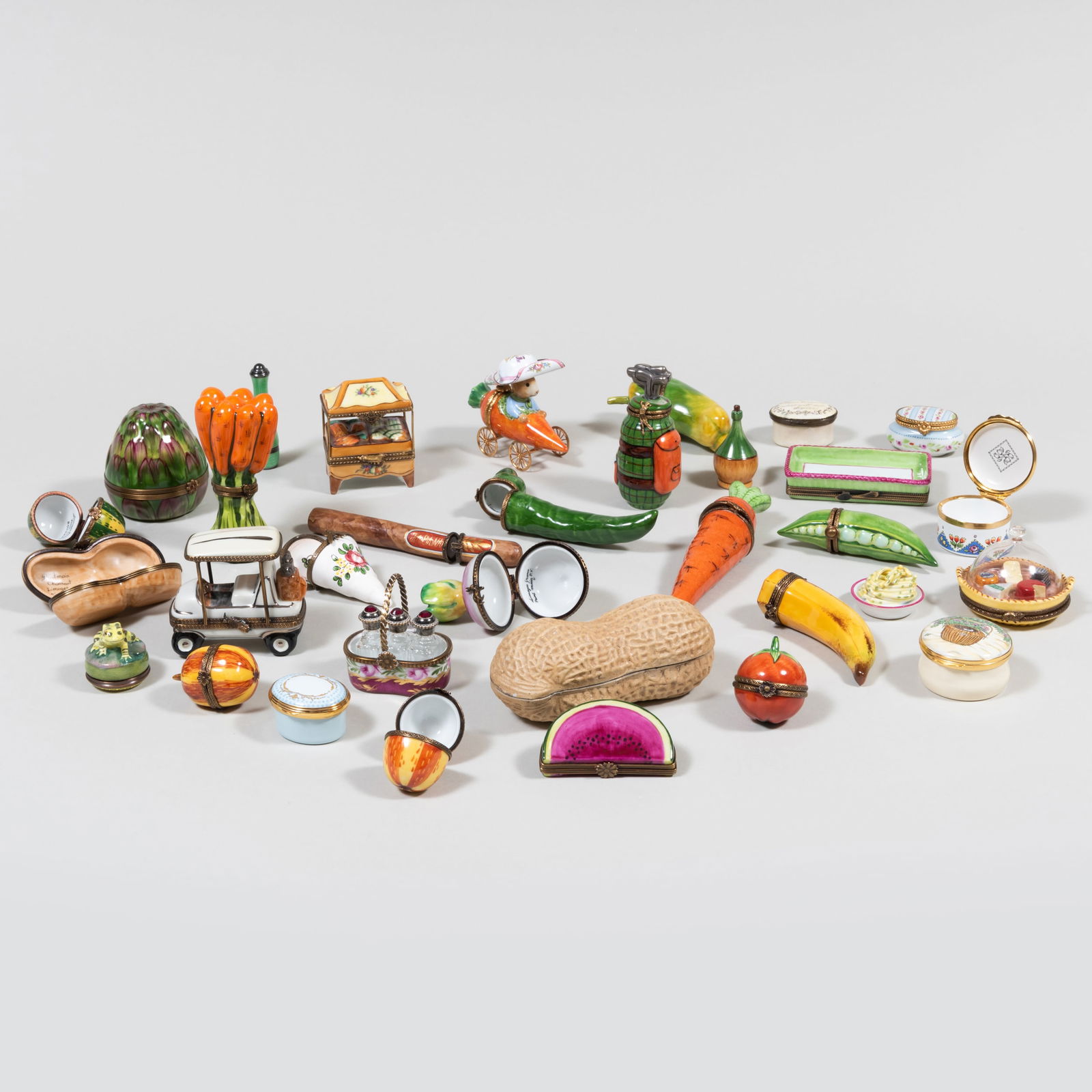 Group of Twenty Limoges Porcelain Boxes (1 of 13)