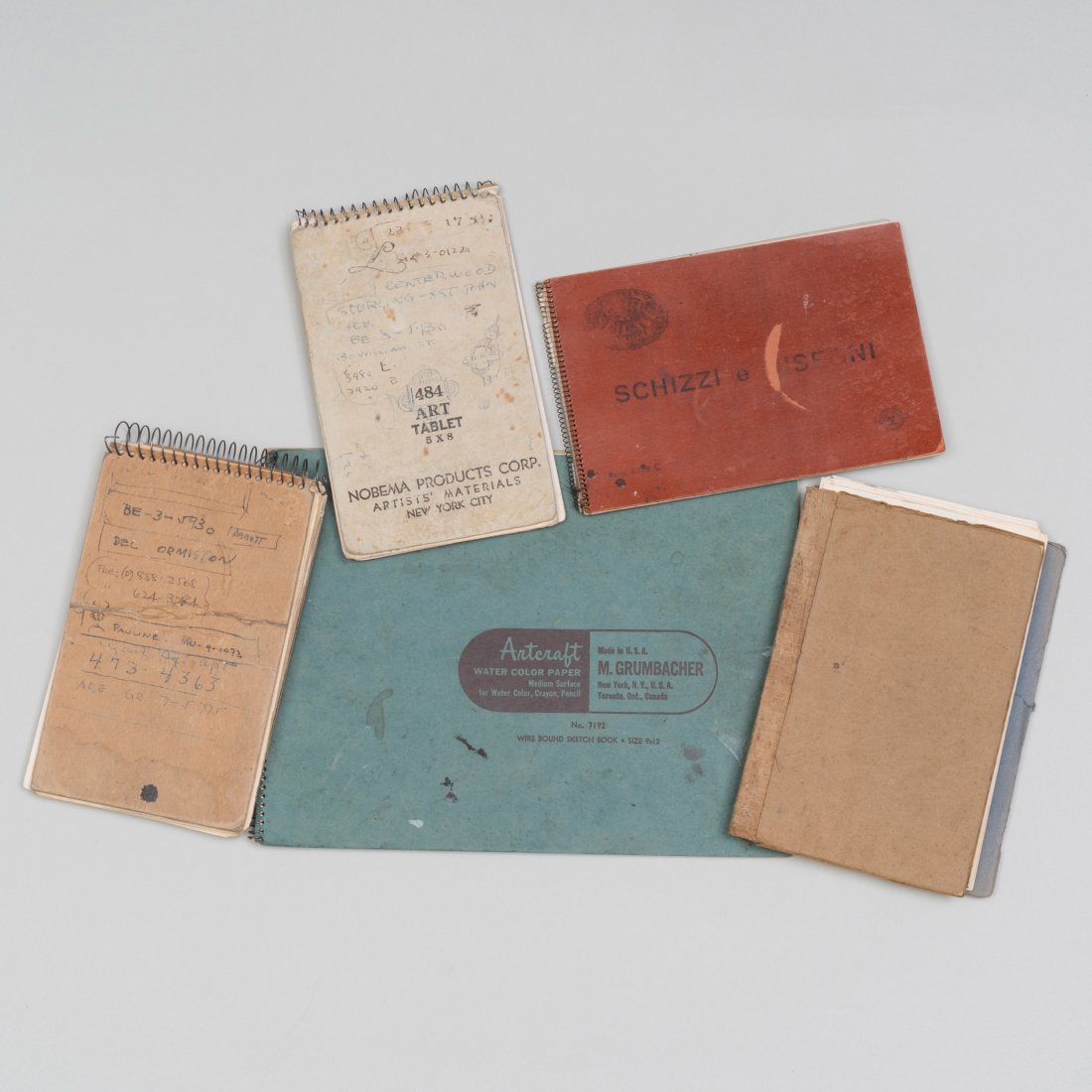 William Thon (1906-2000): Five Sketchbooks (1 of 20)