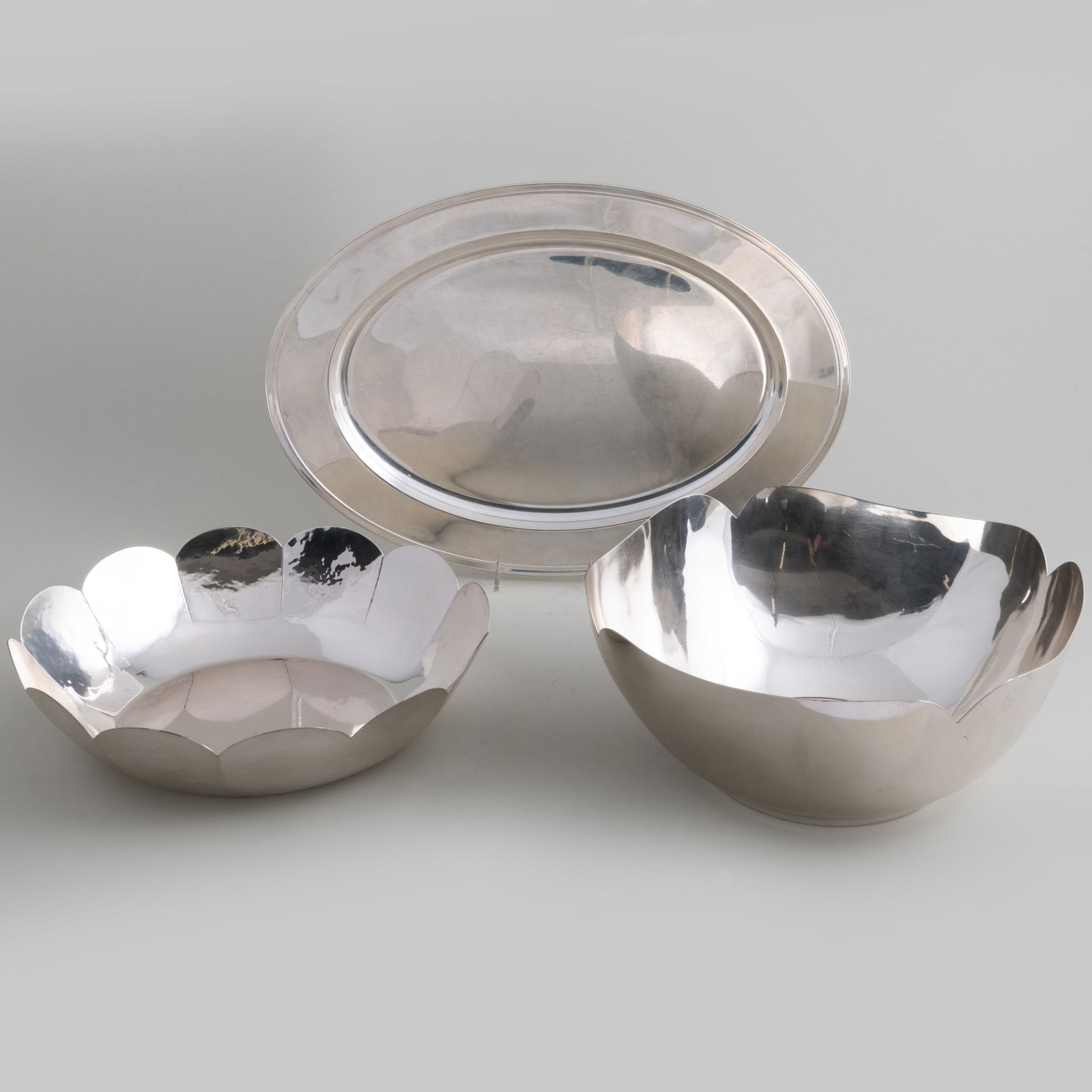Tiffany & Co. Silver Bowl, an American Platter and a Bowl (1 of 14)