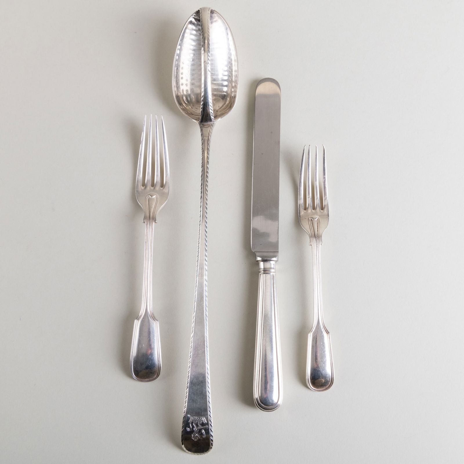 Group of English Silver Flatware (1 of 7)