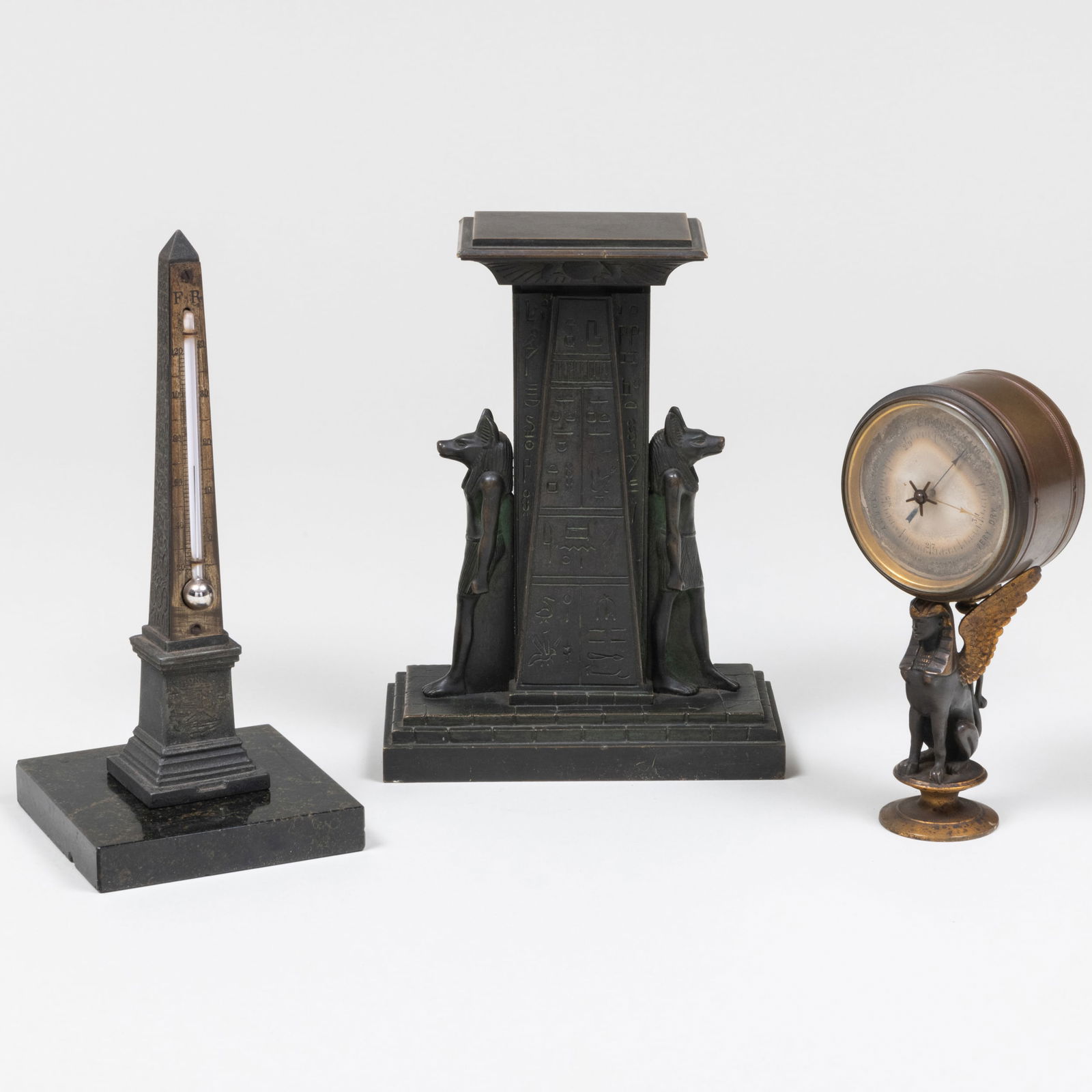 Egyptian Revival Bronze Desk Set (1 of 20)