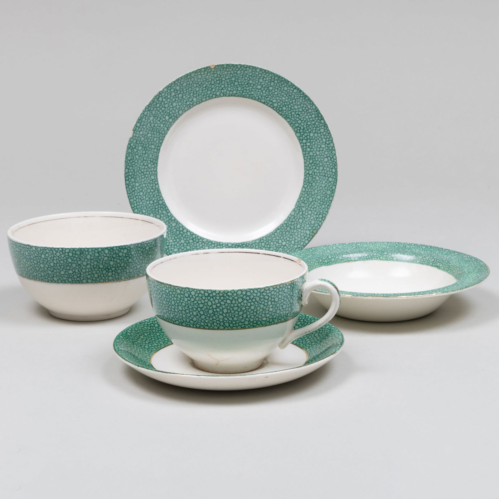 J & G Meakin Porcelain Breakfast Set in the 'Florida Sol' Pattern (1 of 18)