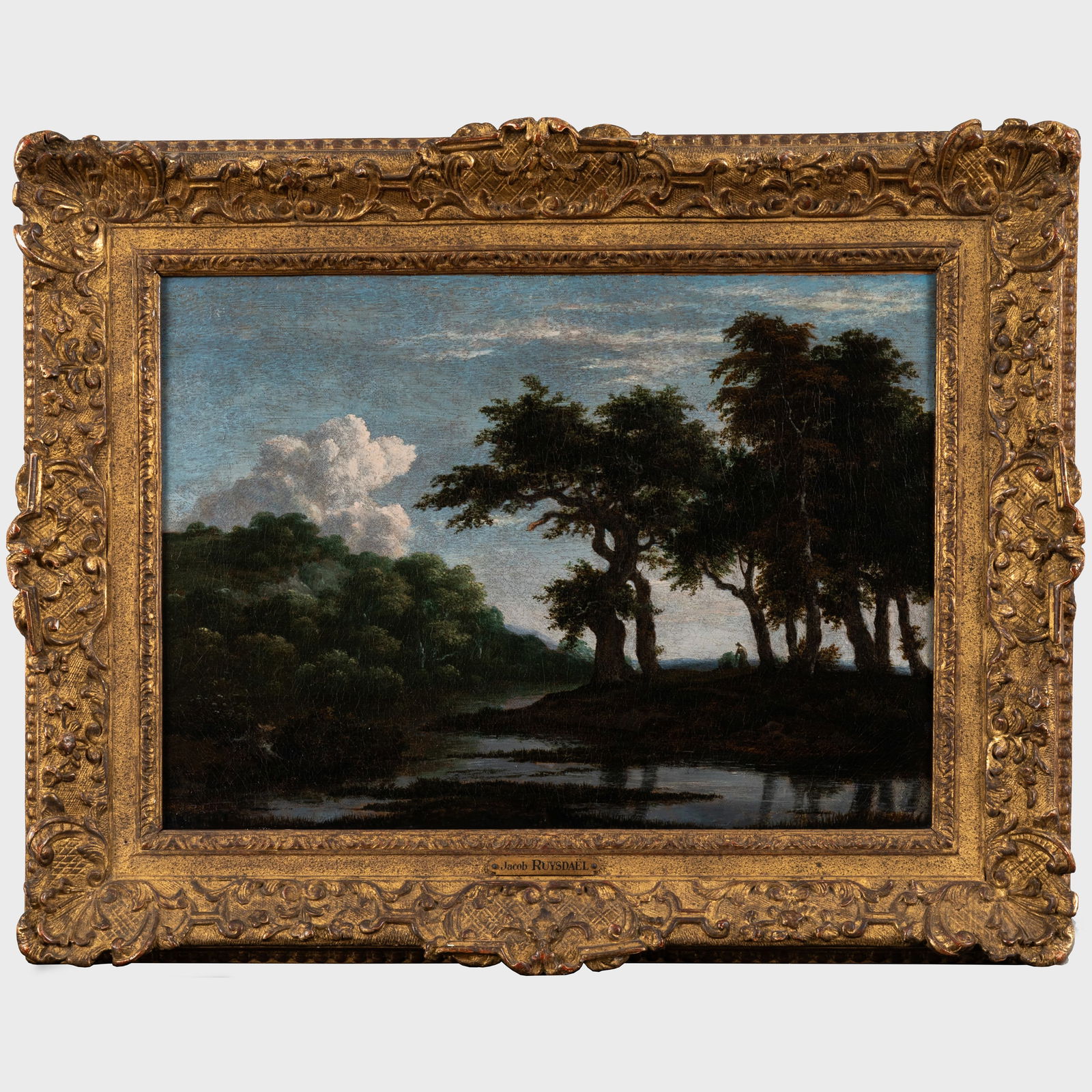 Style of Jacob Van Ruisdael (1628-1682): The Pool (1 of 7)