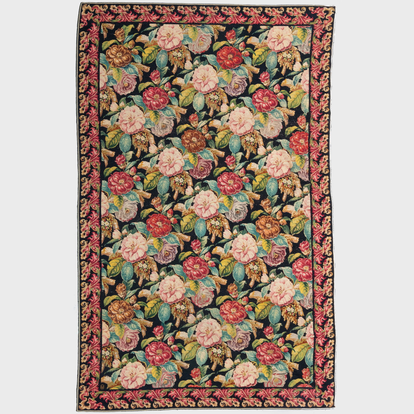 Floral Needlework Carpet (1 of 9)