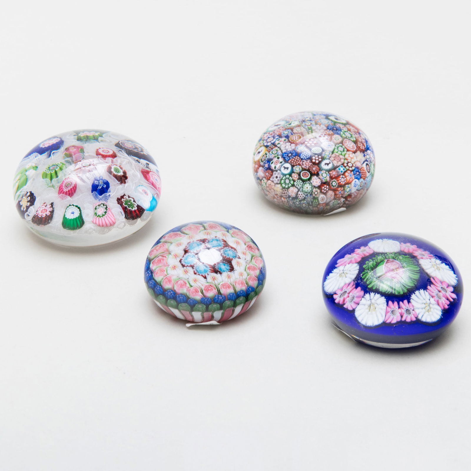 Four Clichy and Baccarat Paperweights (1 of 9)