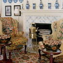 Pair of Victorian Mahogany and Needlework Side Tables