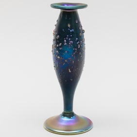 Tiffany Style Favrile Glass Vase