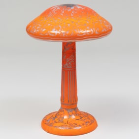 Daum Cameo Glass Lamp