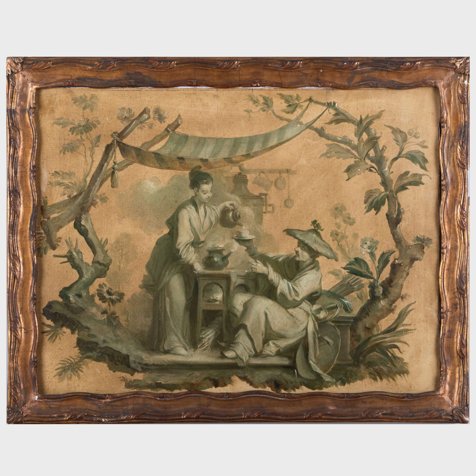 French School: Couple Drinking Tea (1 of 1)