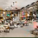 Chintz Tufted Upholstered Club Chair with a Matching Slipper Chair, Designed by Mario Buatta
