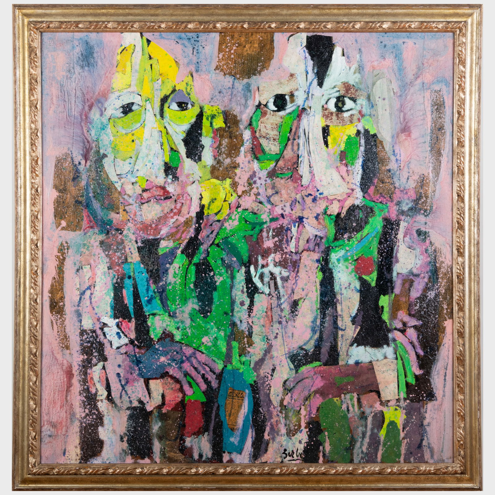 Karle Zerbe (1903-1972): Two Hooded Figures (1 of 6)