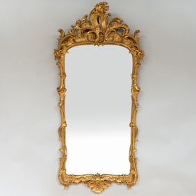 Louis XV Style Giltwood Mirror