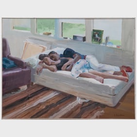 Seymour Pearlstein (1923-2010): A Couple Sleeping