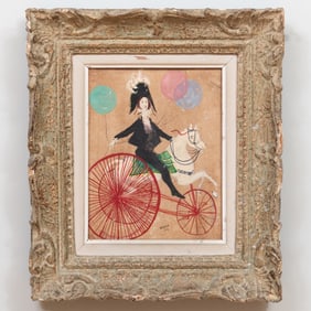 Paul Lucien Dessau (1909-1999): Bicycle Rider