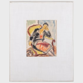 Otto Freytag (1888-1980): Seated Woman