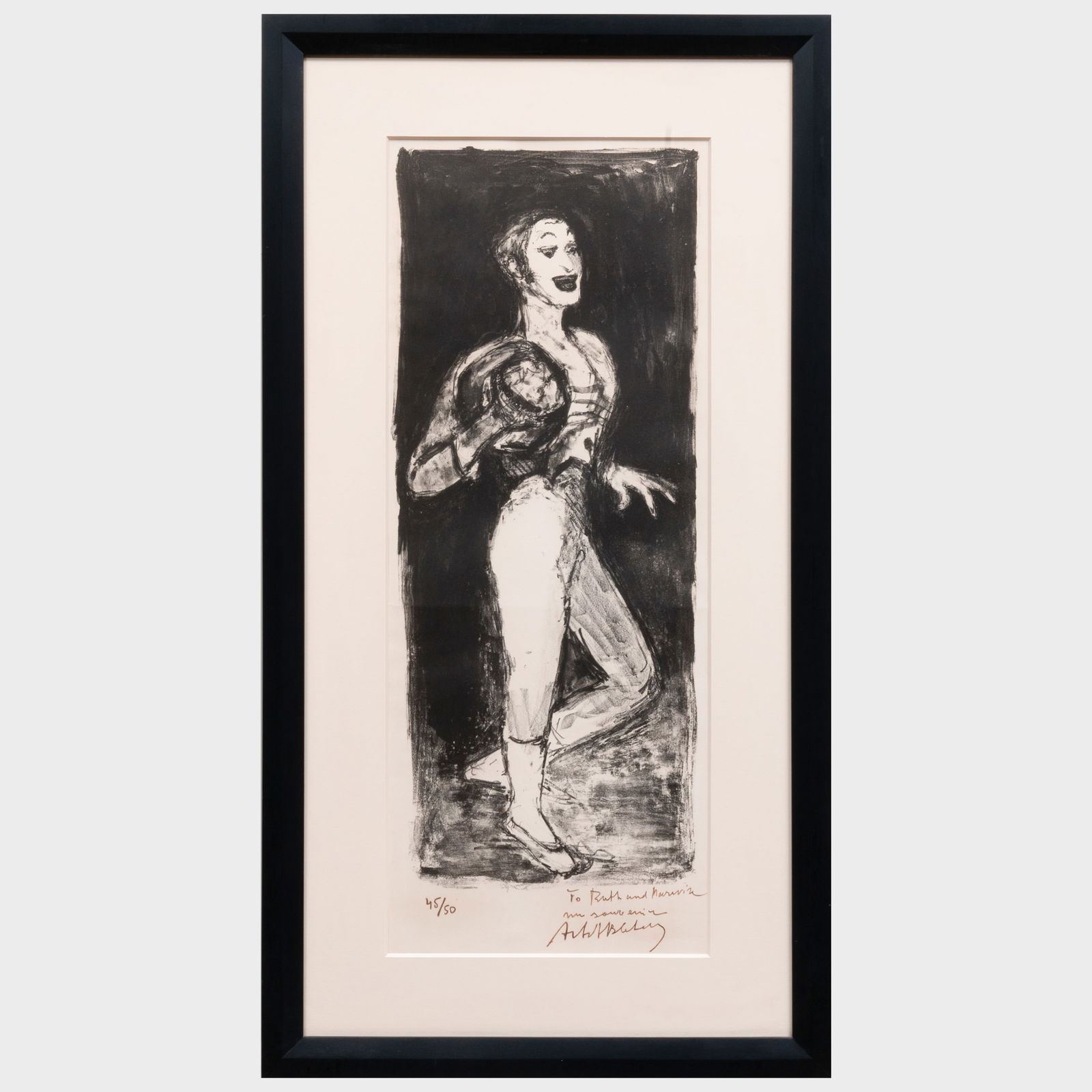 Arbit Blatas (1908-1999): Marcel Marceau (1 of 3)