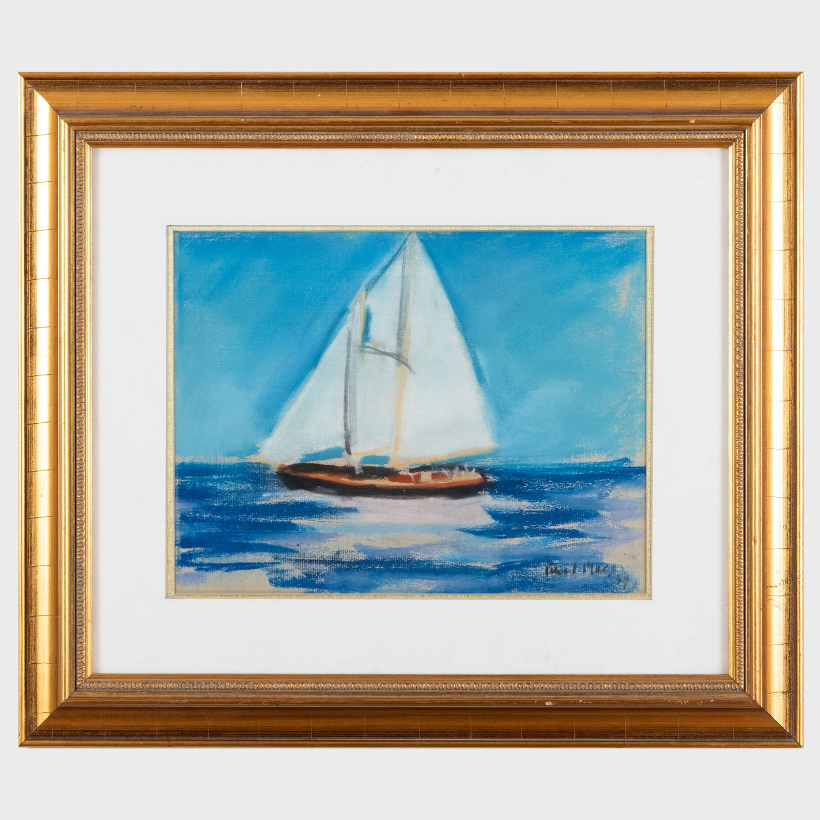Paul Lucien Maze (1887-1979): Sailboat (1 of 2)