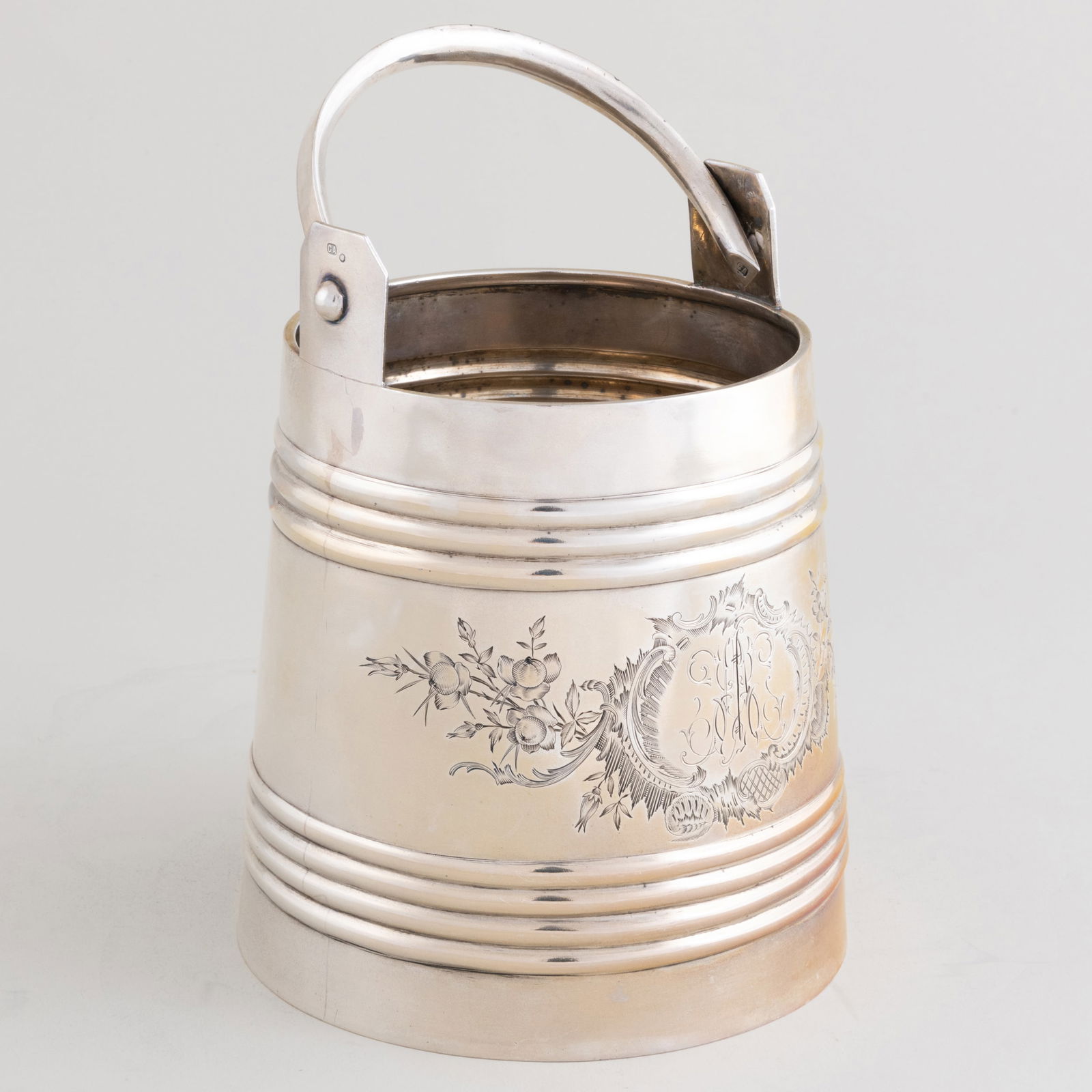 Russian Silver Pail Form Ice Bucket (1 of 11)