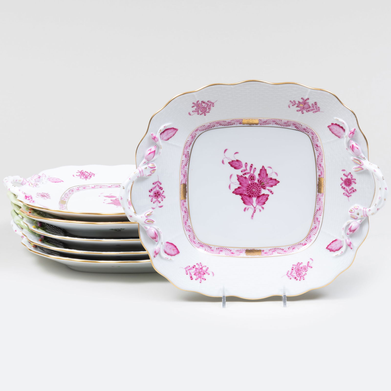 Group of Six Herend Porcelain Serving Dishes (1 of 10)