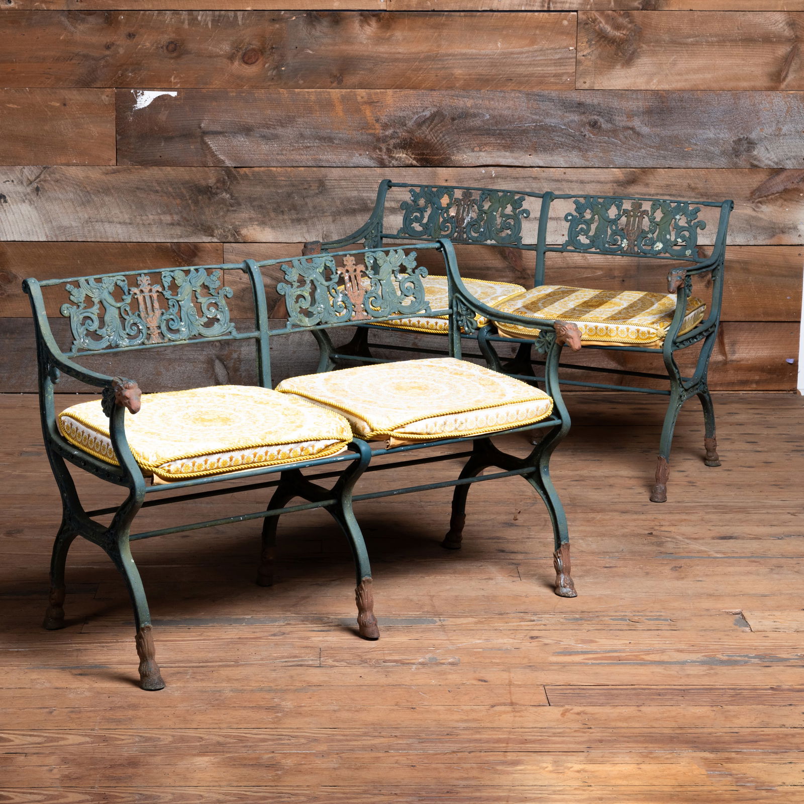 Large Group of Painted Aluminum Garden Furniture, from the Gianni Versace Collection (1 of 20)