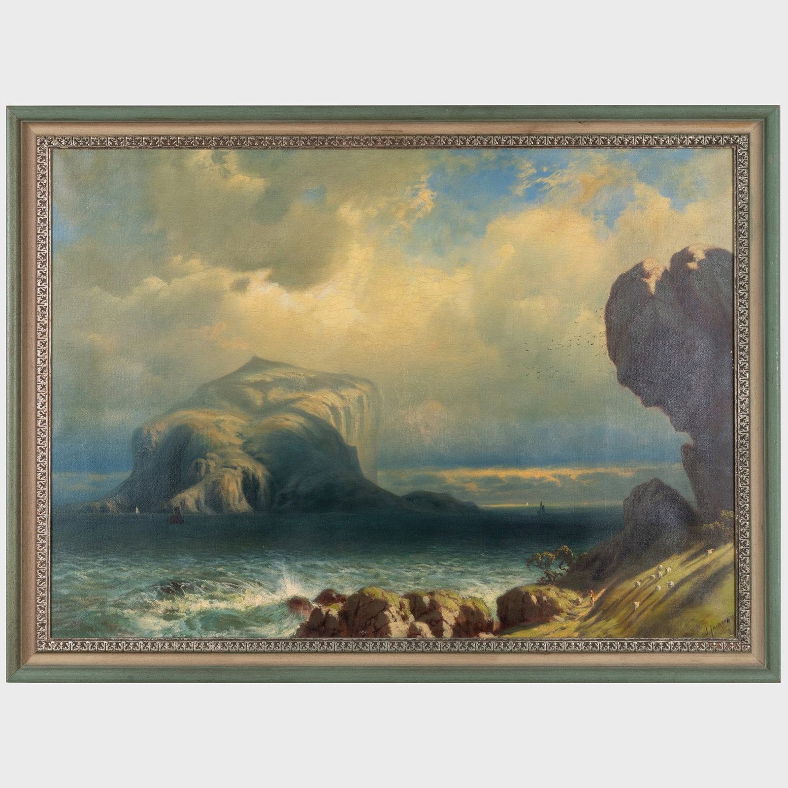 James Fairman (1826-1904): Rocky Landscape (1 of 3)