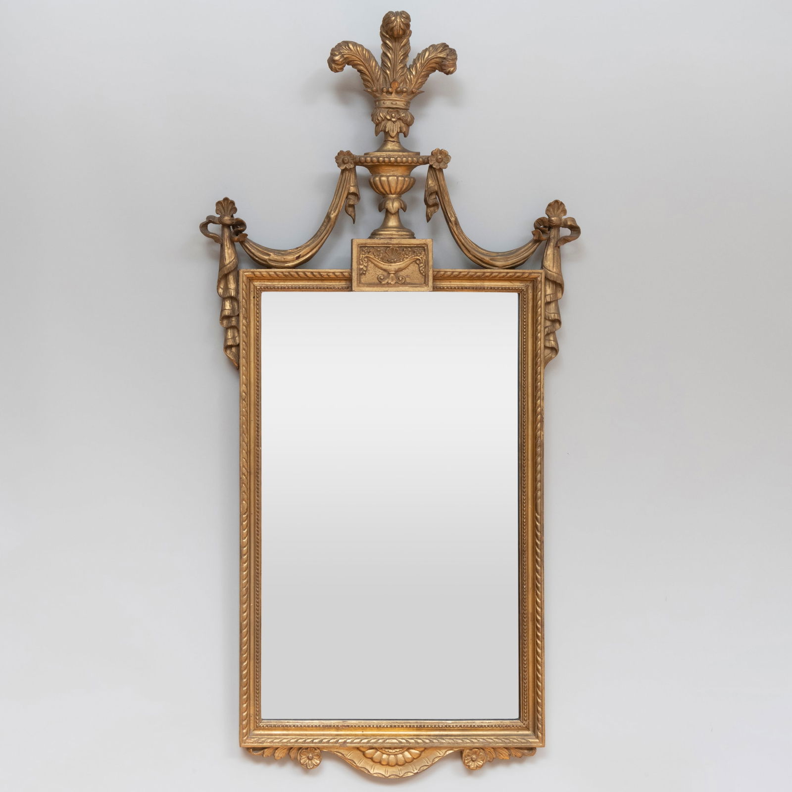 Pair of George III Style Giltwood Mirrors (1 of 10)