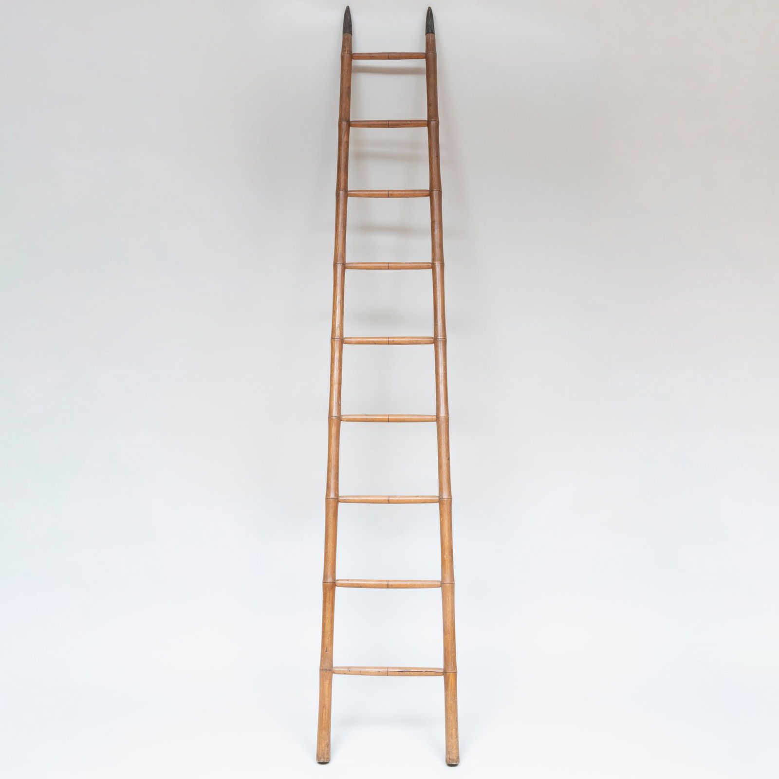 Regency Faux Bamboo Library Ladder (1 of 5)