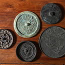 Group of Five Chinese Bronze Mirrors