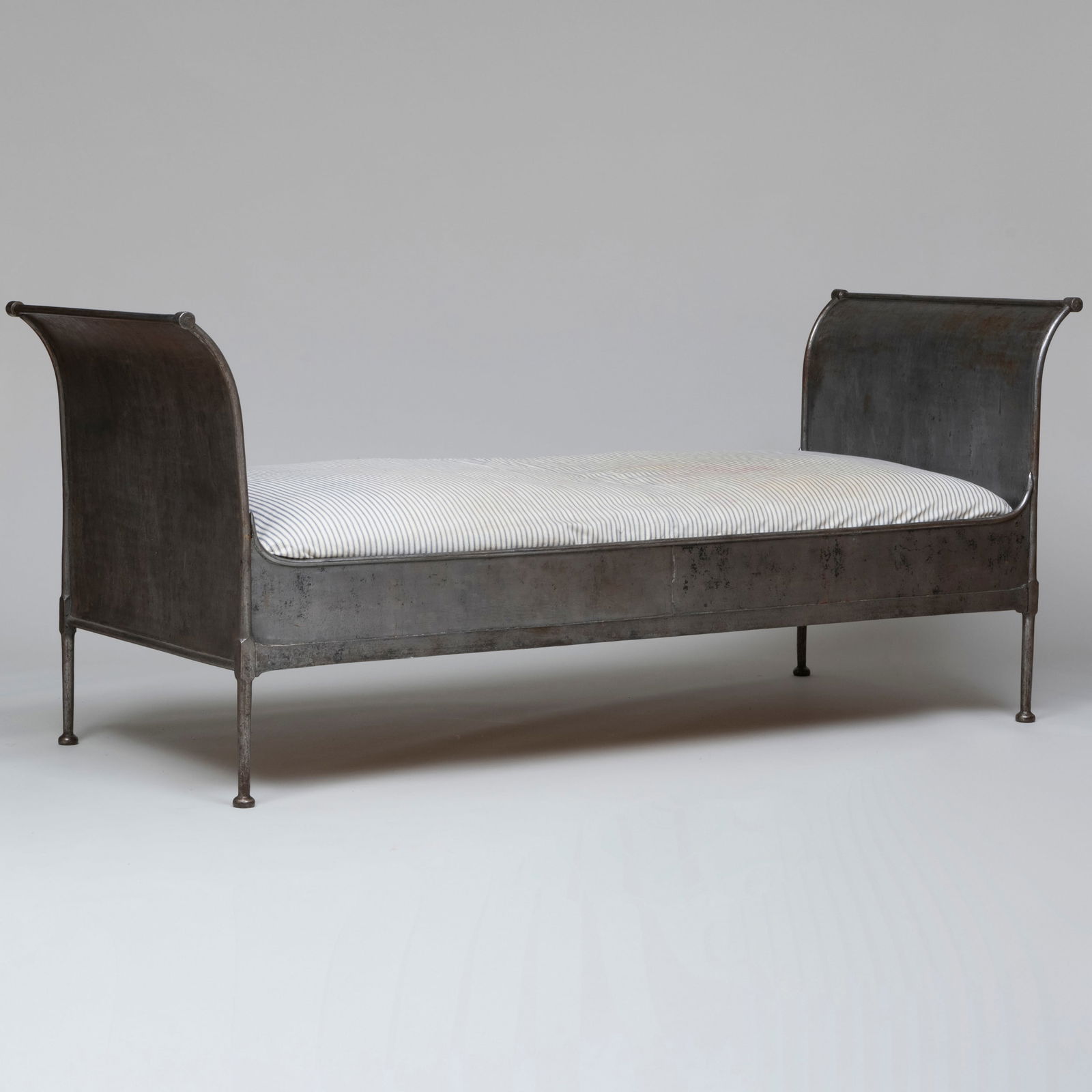 Directoire Polished Steel Day Bed (1 of 13)