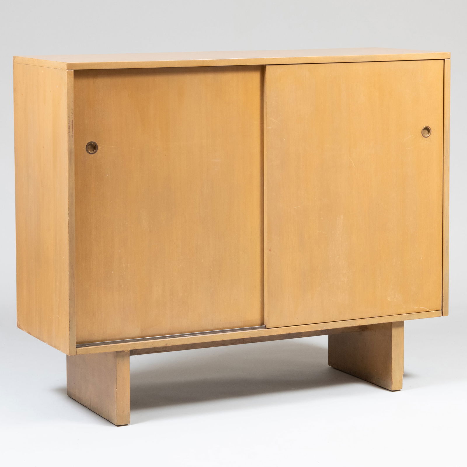 Pair of Robsjohn-Gibbings for John Stuart Widdicomb Stained Wood Cabinets (1 of 20)