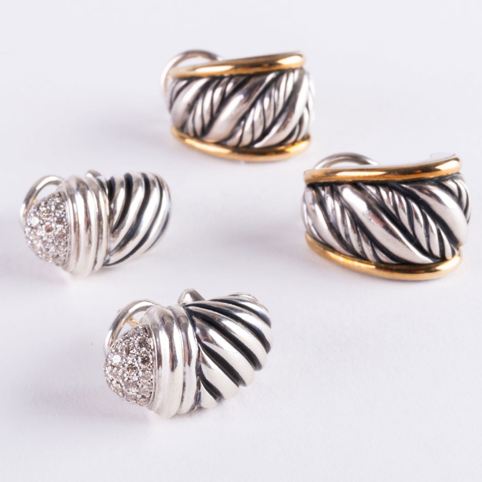 Two Pairs of David Yurman Earrings (1 of 8)