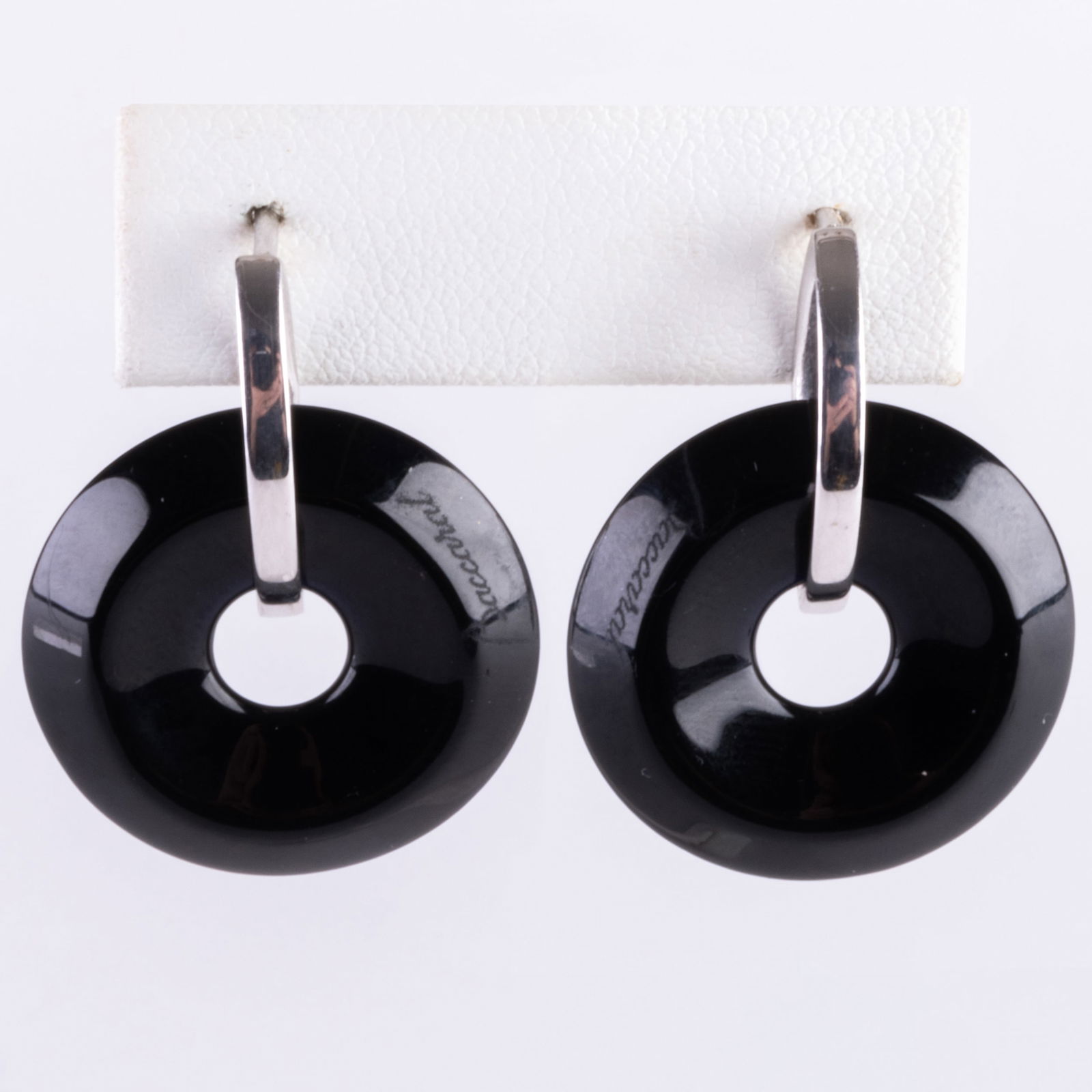 David Yurman Sterling Silver and Diamond Ball Drop Earrings and a Pair of Sterling Silver and Onyx (1 of 8)