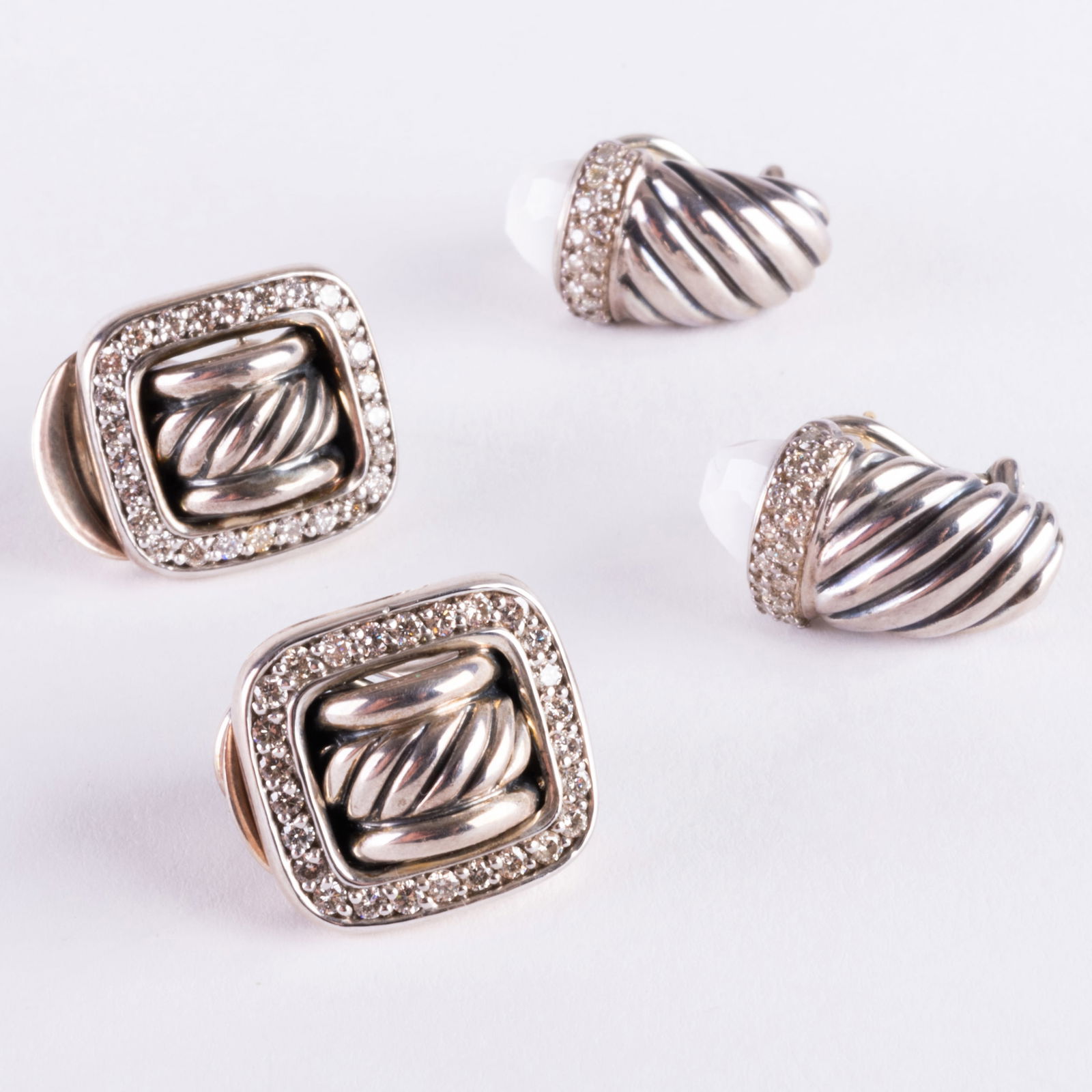 Two Pairs of David Yurman Earrings (1 of 8)