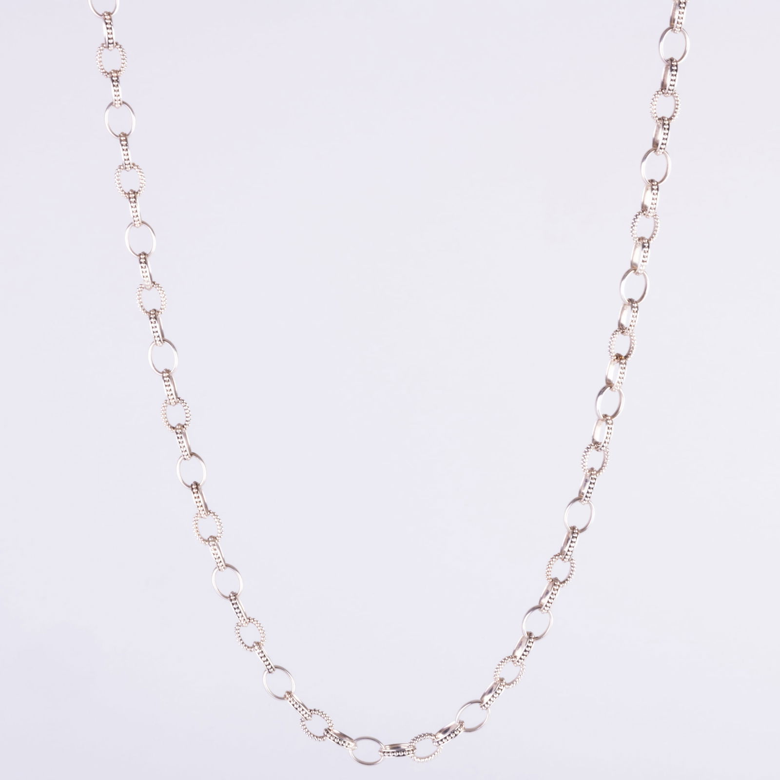 Lagos Sterling Silver Link Necklace (1 of 14)