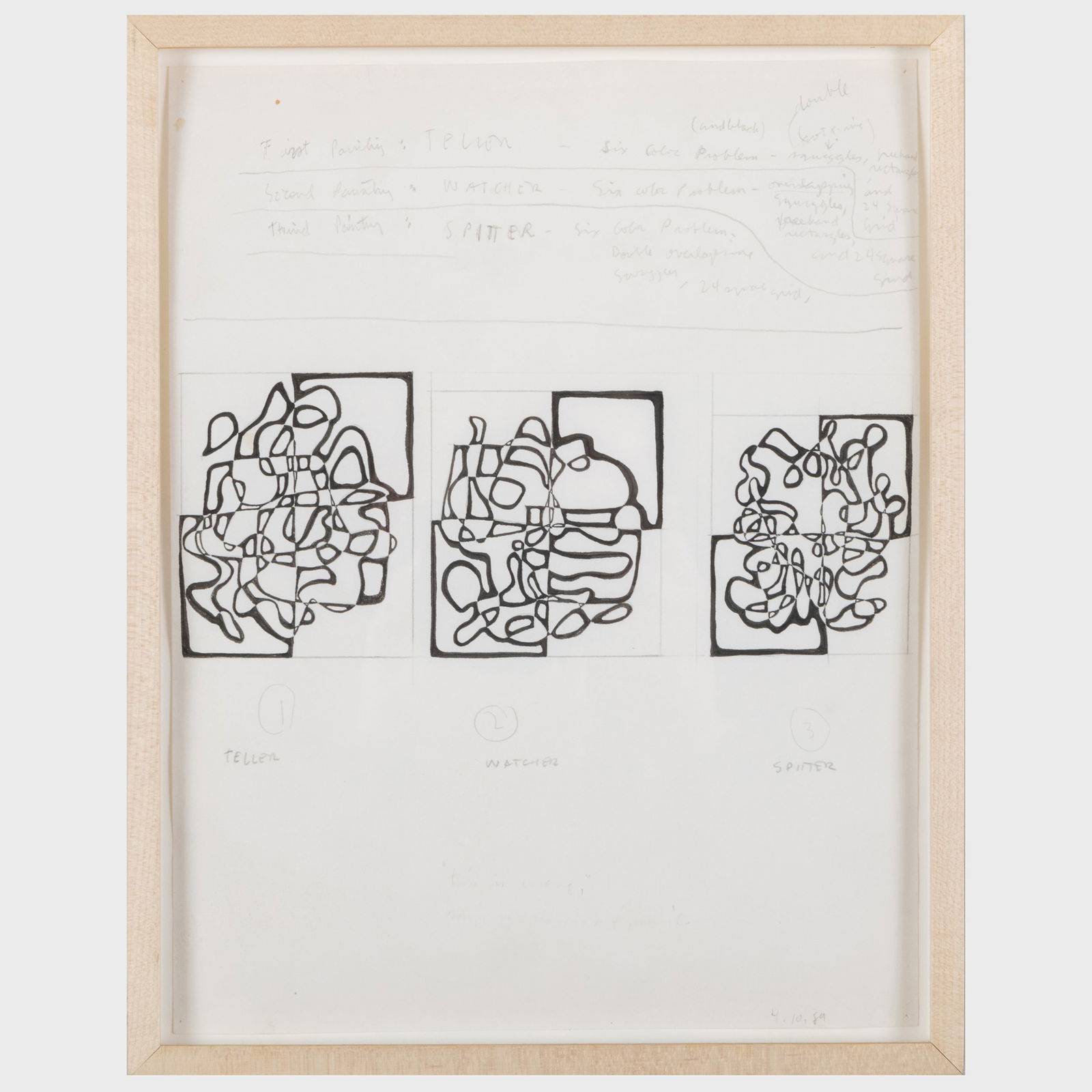 James Siena (b. 1958): 4.10.89 (1 of 3)