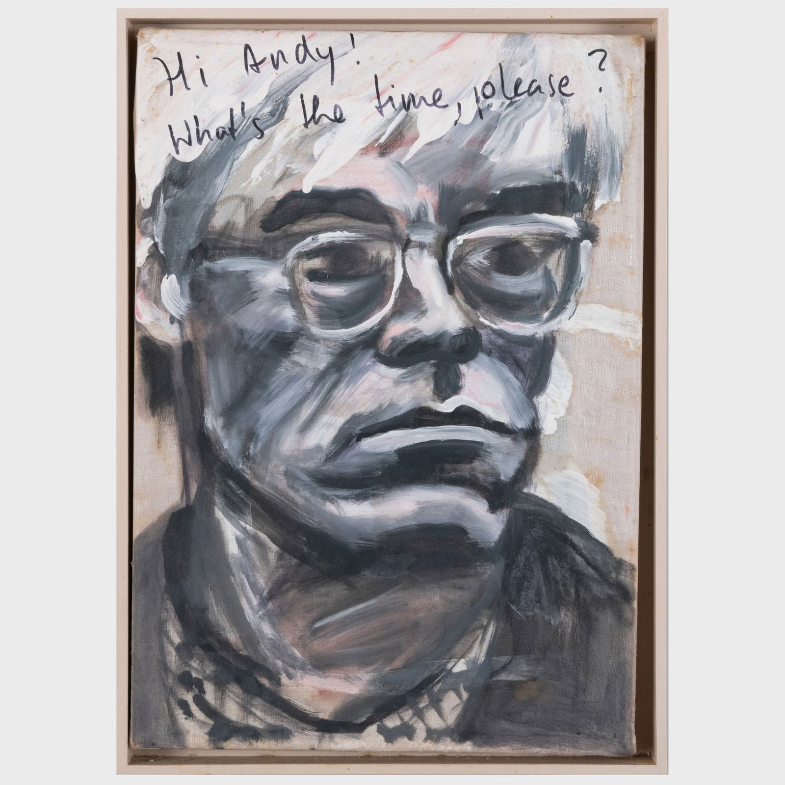 Elke Krystufek (b. 1970): Hi Andy! What's the Time, Please? (1 of 2)